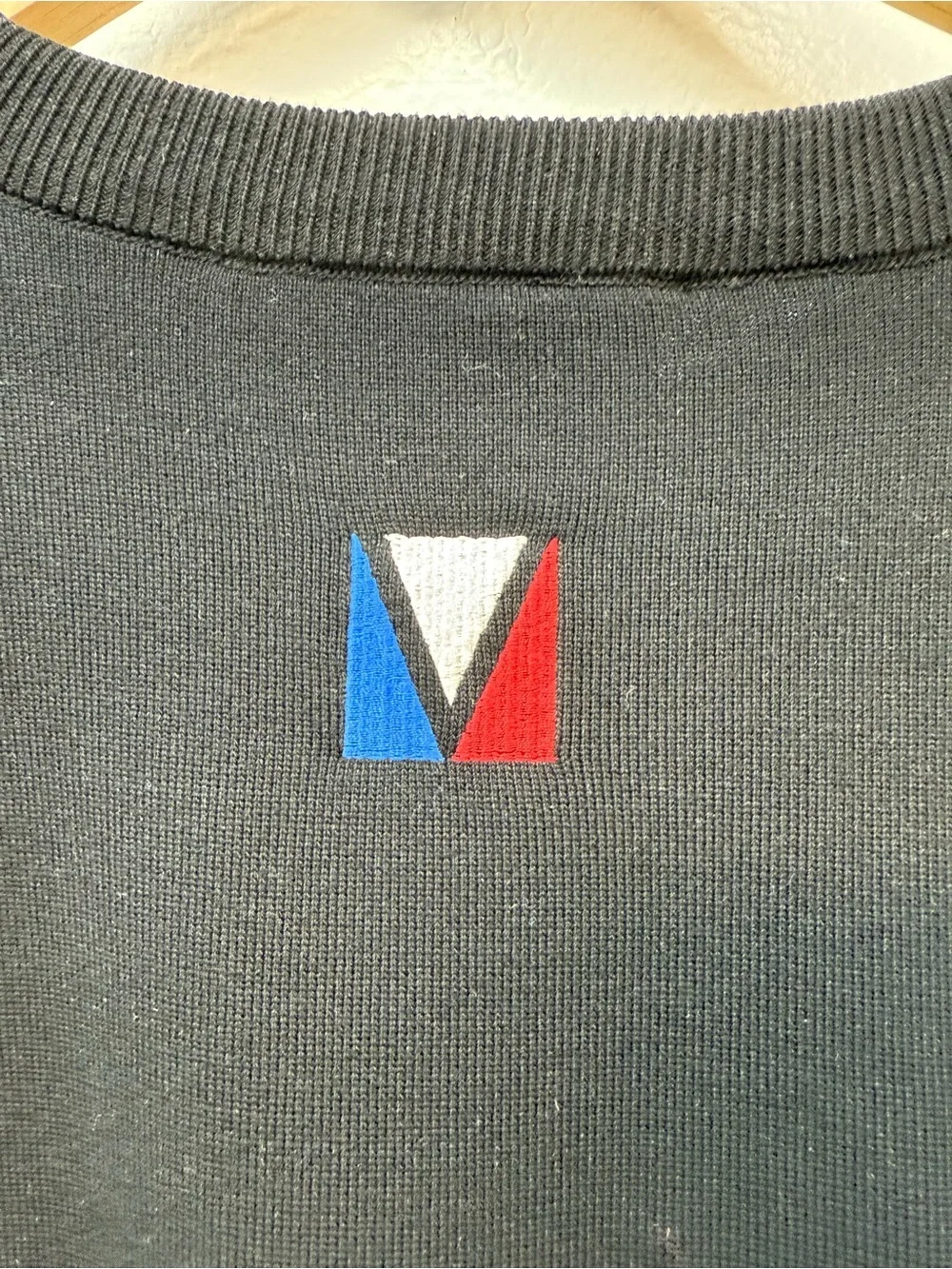 Louis Vuitton Black Crystal Logo Short Sleeve Tee - Picture 6 of 11